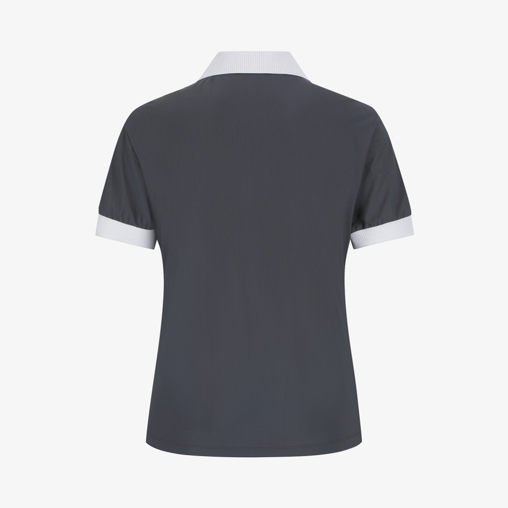 Layered Collar Short-Sleeve T-Shirt_DG
