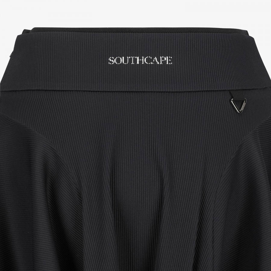 Ribbed Flare Skirt_BK