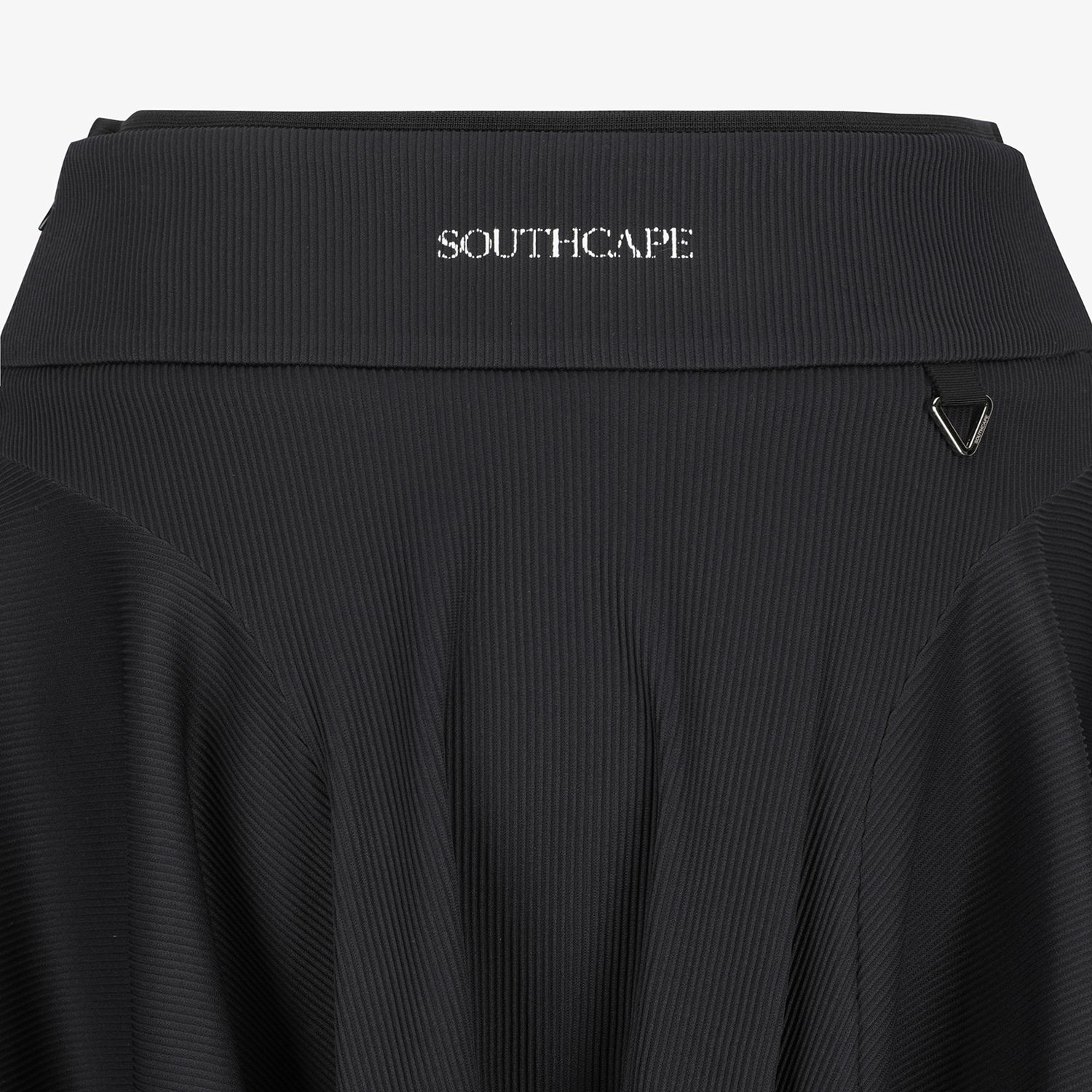 Ribbed Flare Skirt_BK