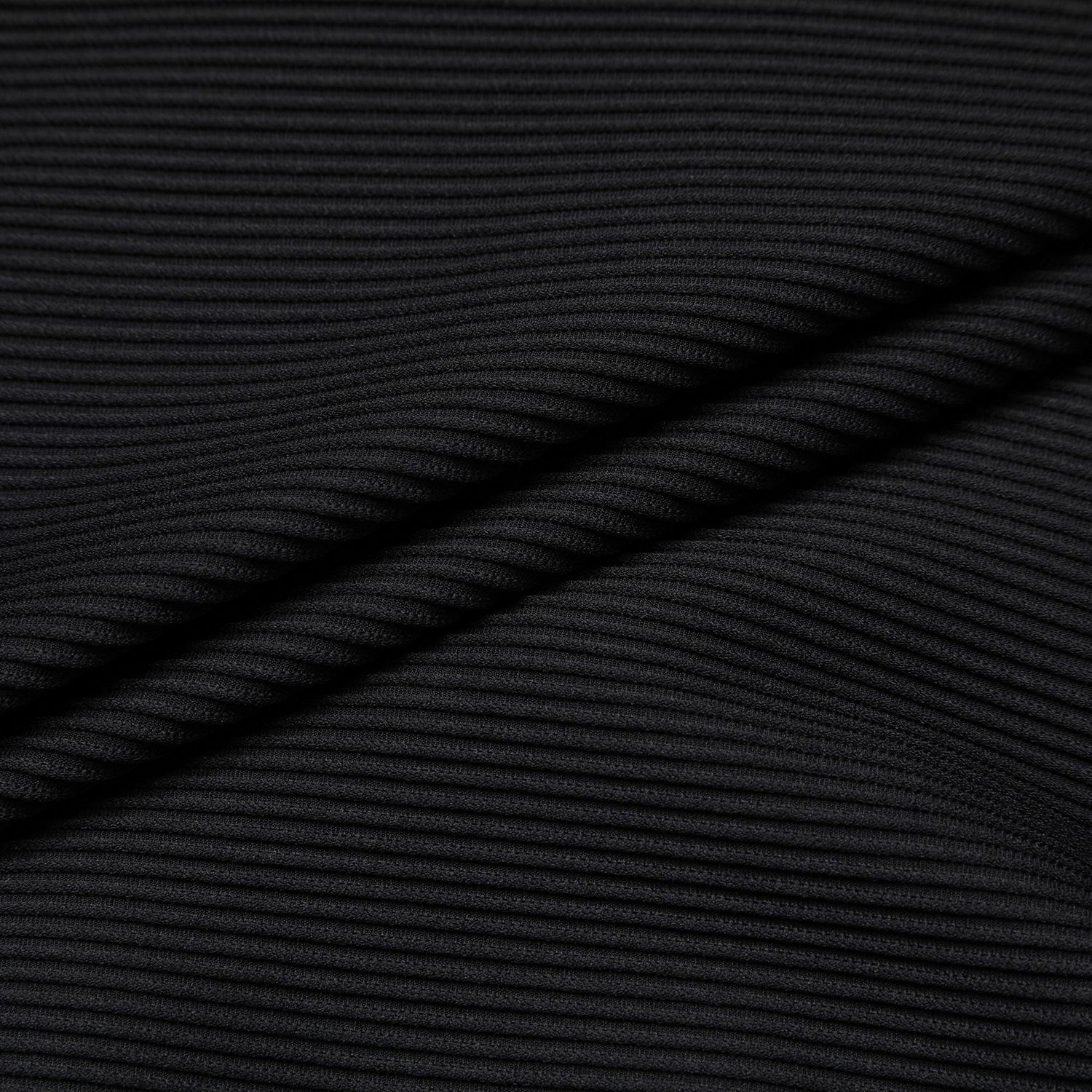 Ribbed Flare Skirt_BK