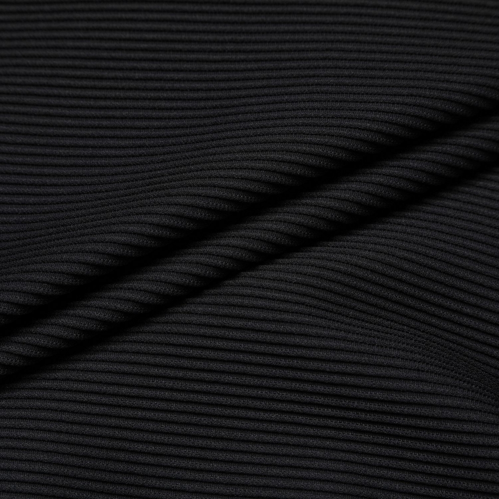 Ribbed Flare Skirt_BK