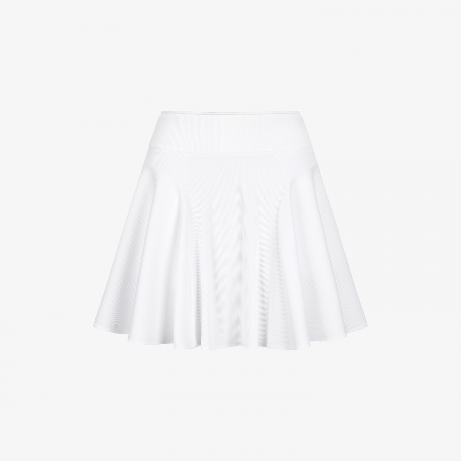 Ribbed Flare Skirt_WT