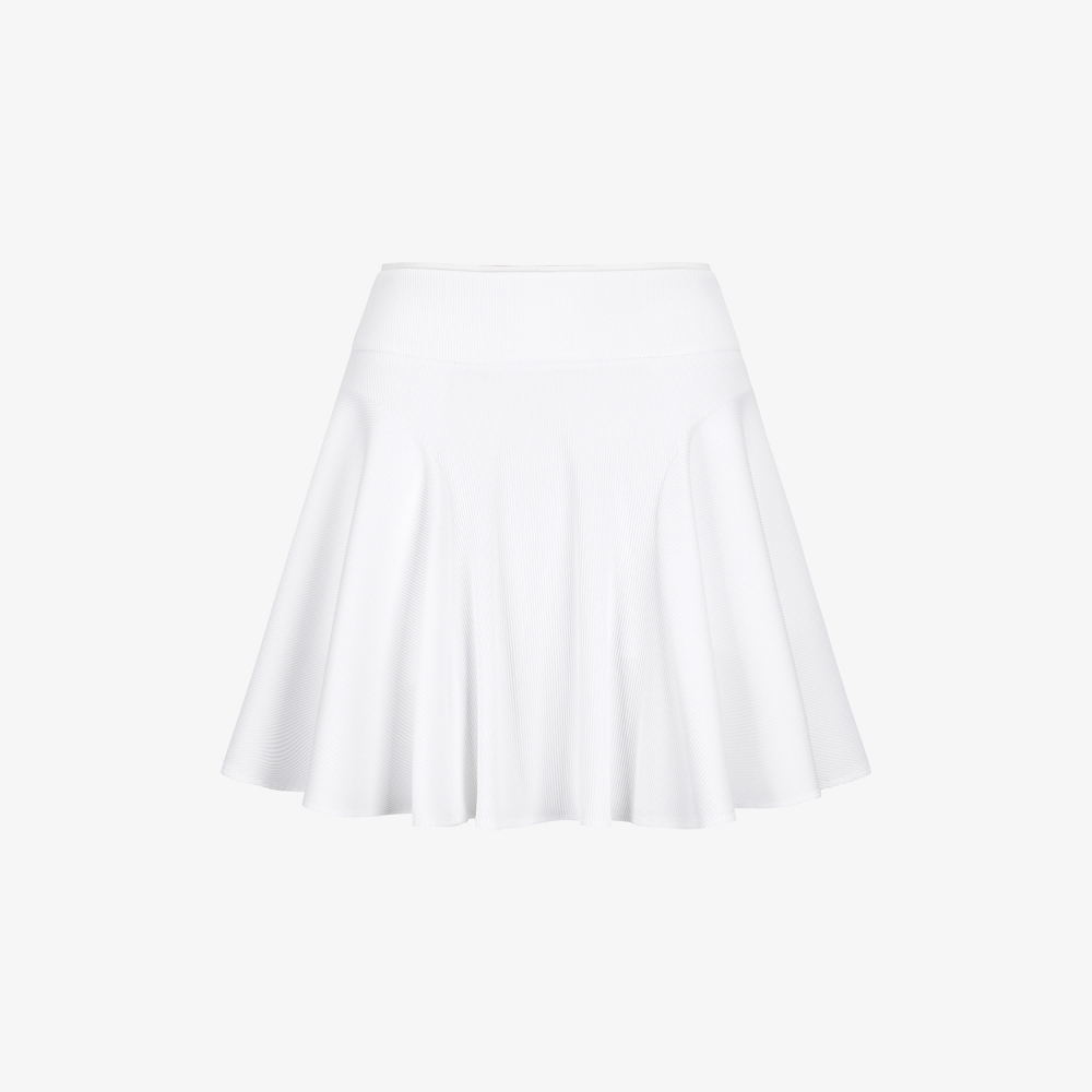Ribbed Flare Skirt_WT