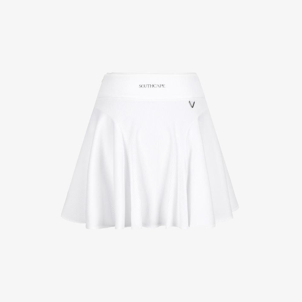 Ribbed Flare Skirt_WT