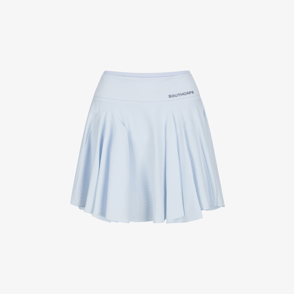 Ribbed Waffle Flare Skirt_SK