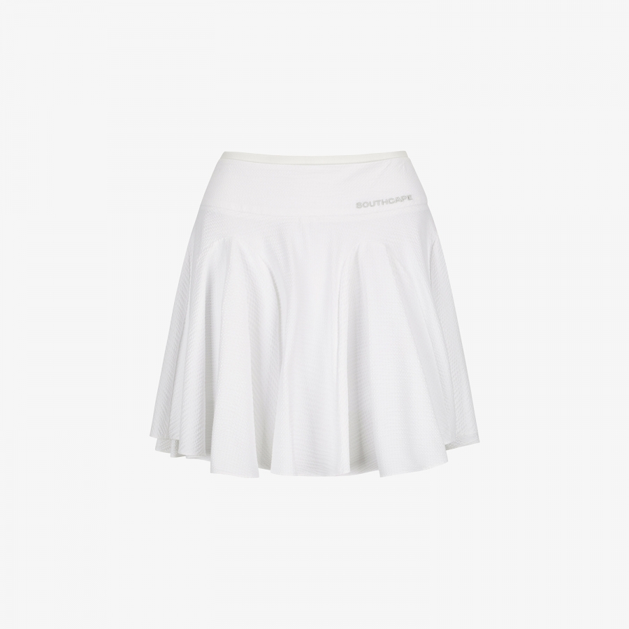 Ribbed Waffle Flare Skirt_WT