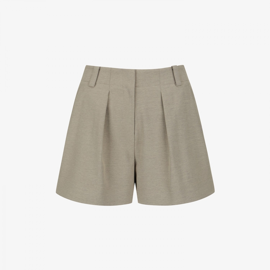 A-Line Pintuck Shorts_KB