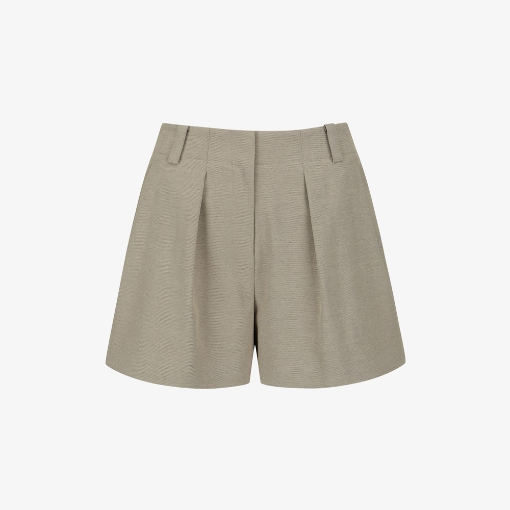 A-Line Pintuck Shorts_KB