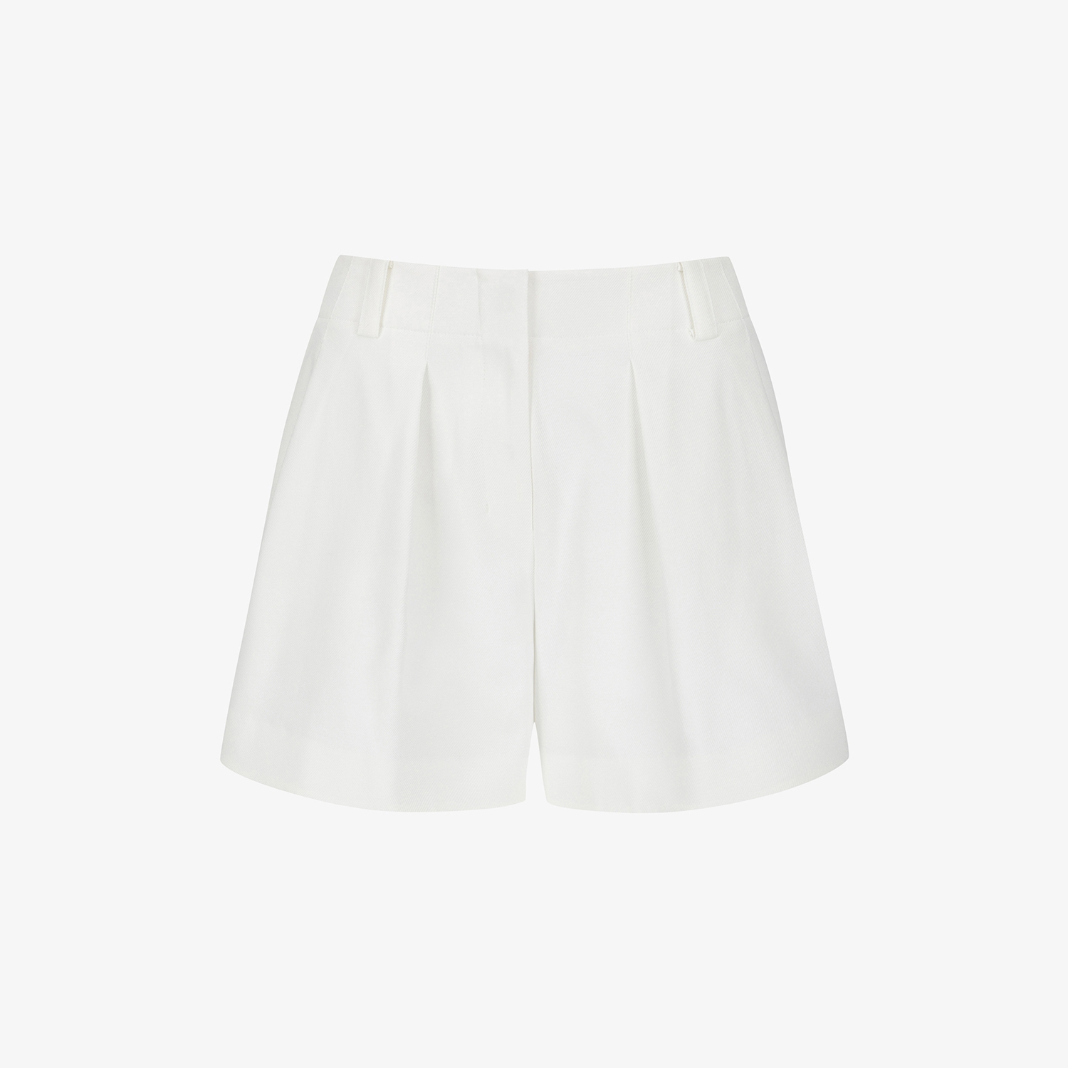 A-Line Pintuck Shorts_WT