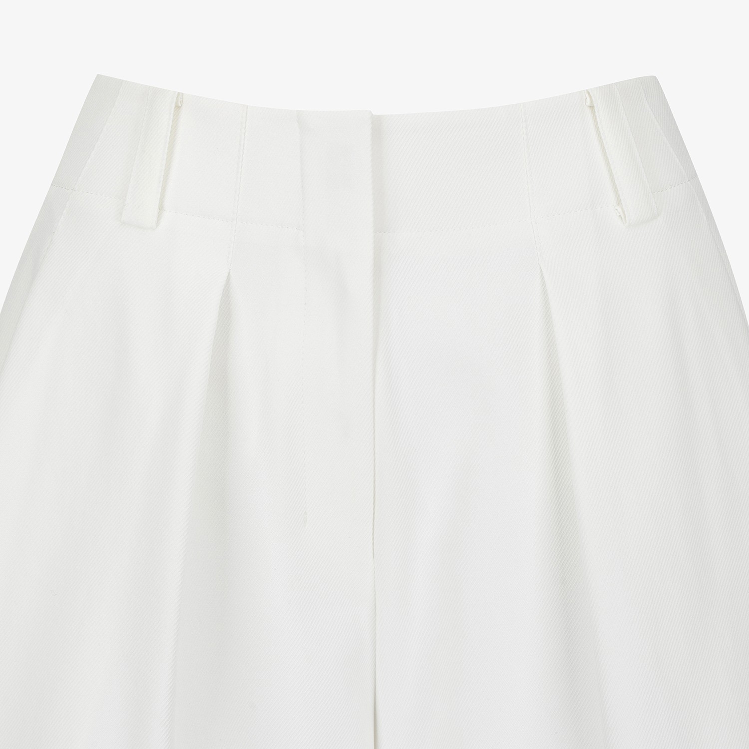 A-Line Pintuck Shorts_WT