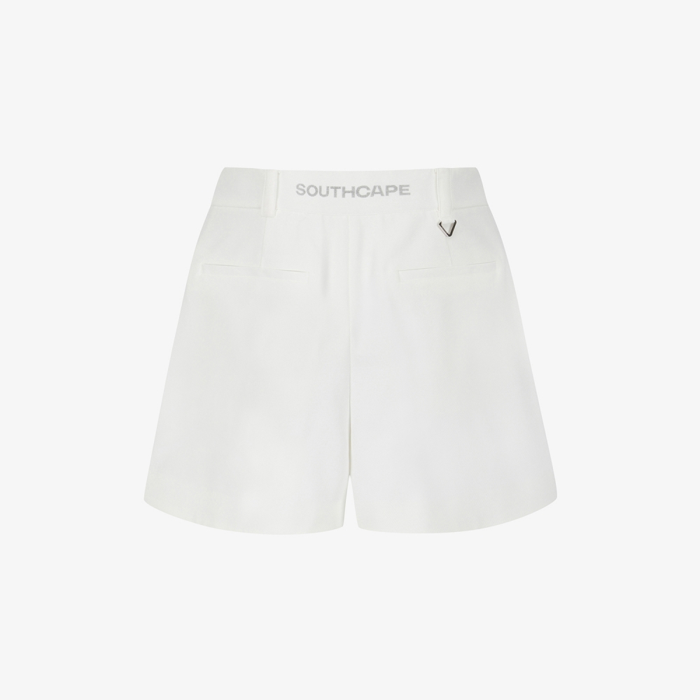 A-Line Pintuck Shorts_WT