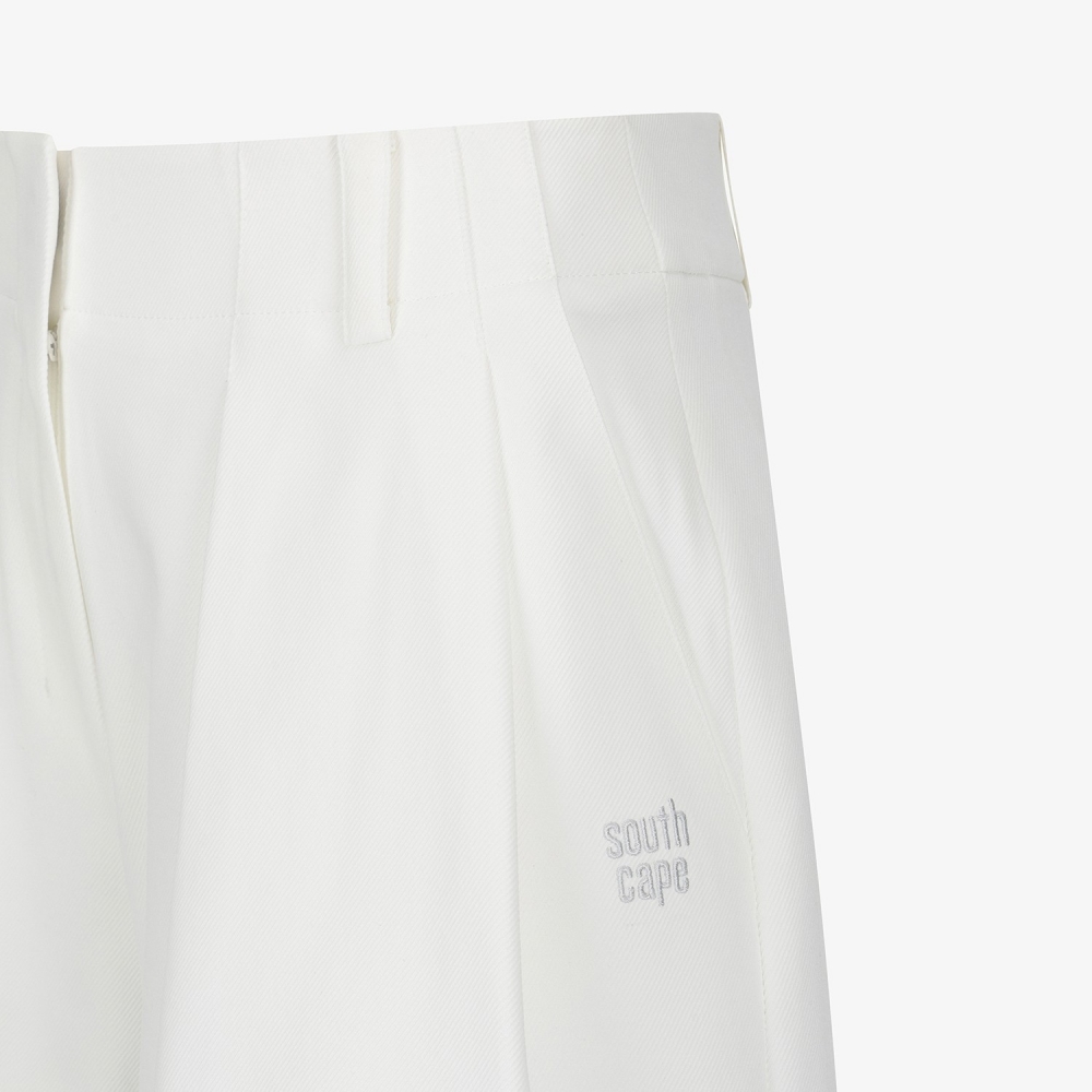 A-Line Pintuck Shorts_WT