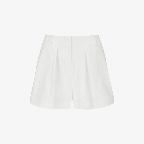 A-Line Pintuck Shorts_WT