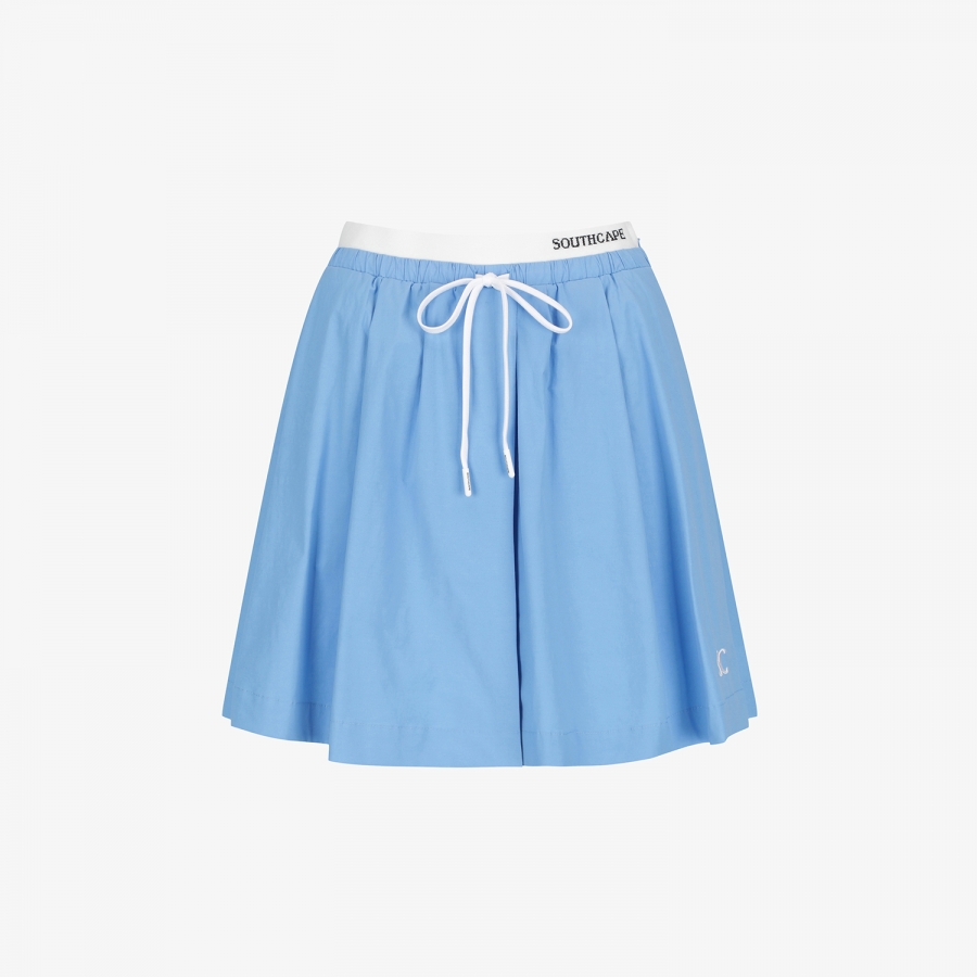 Waist-Banded Panel Culotte Pants_BL