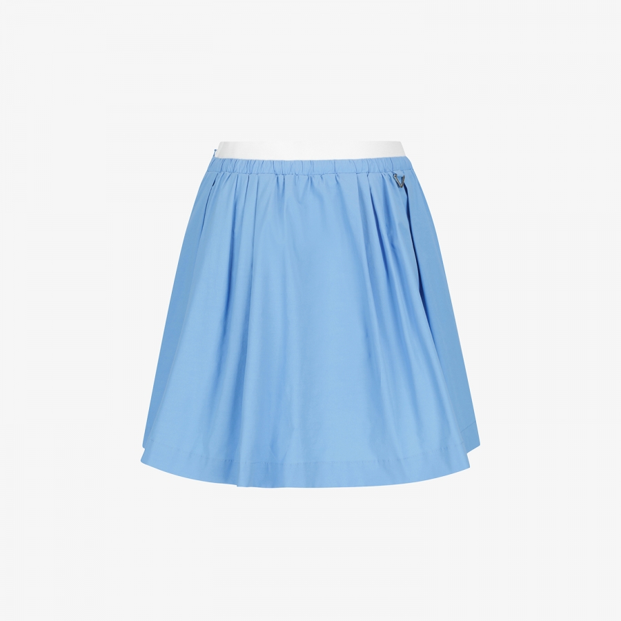 Waist-Banded Panel Culotte Pants_BL