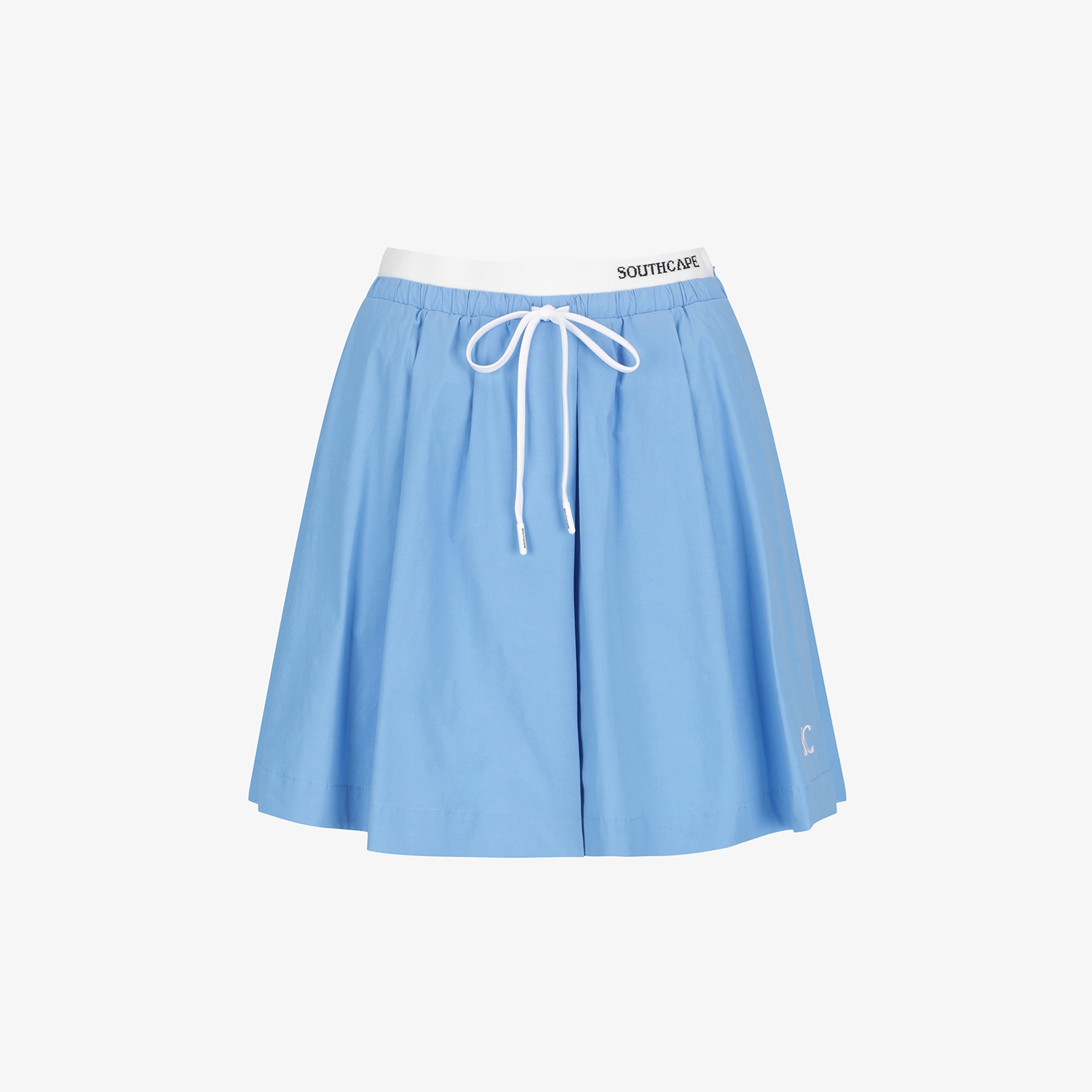 Waist-Banded Panel Culotte Pants_BL