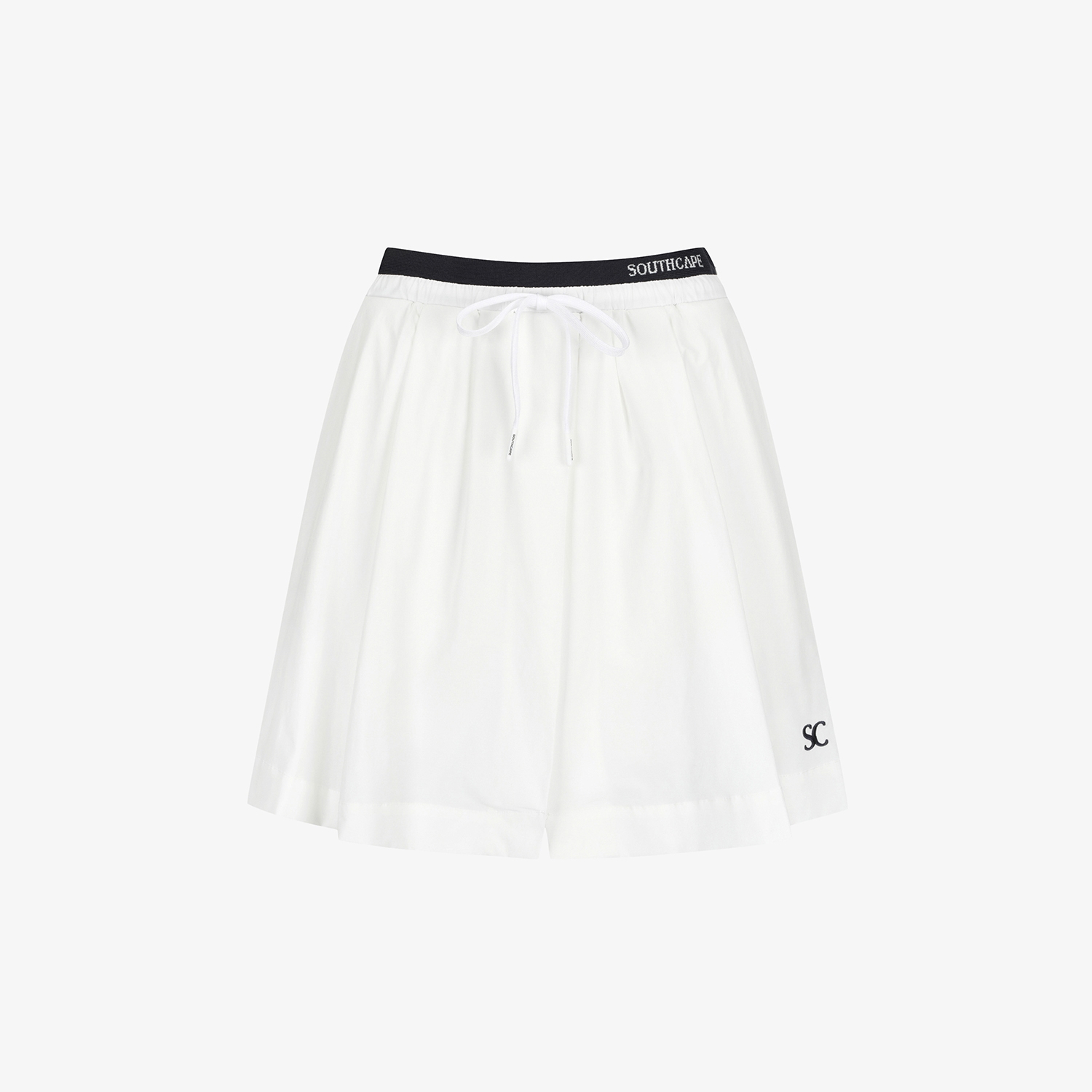 Waist-Banded Panel Culotte Pants_WT