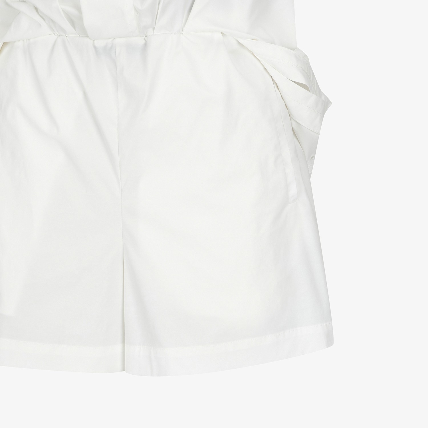 Waist-Banded Panel Culotte Pants_WT