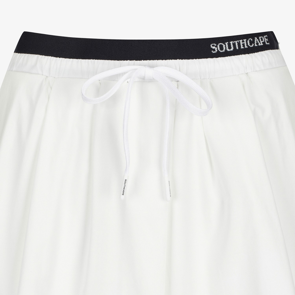 Waist-Banded Panel Culotte Pants_WT