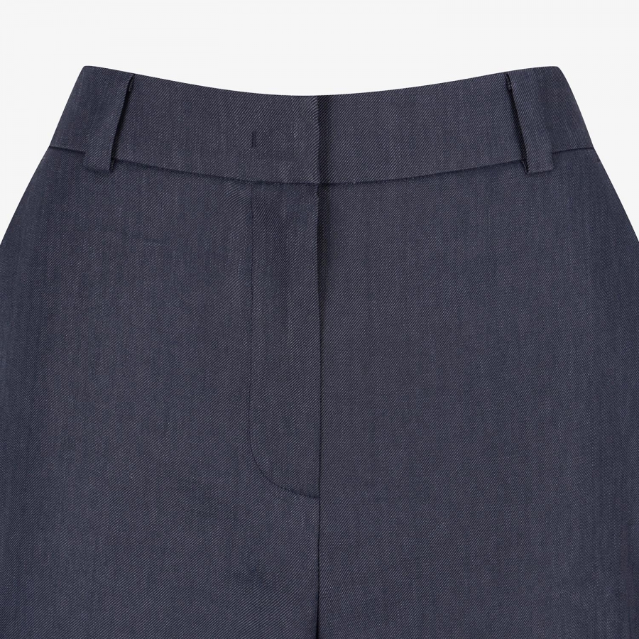 SC Logo-Band Linen Wide Pants_IB