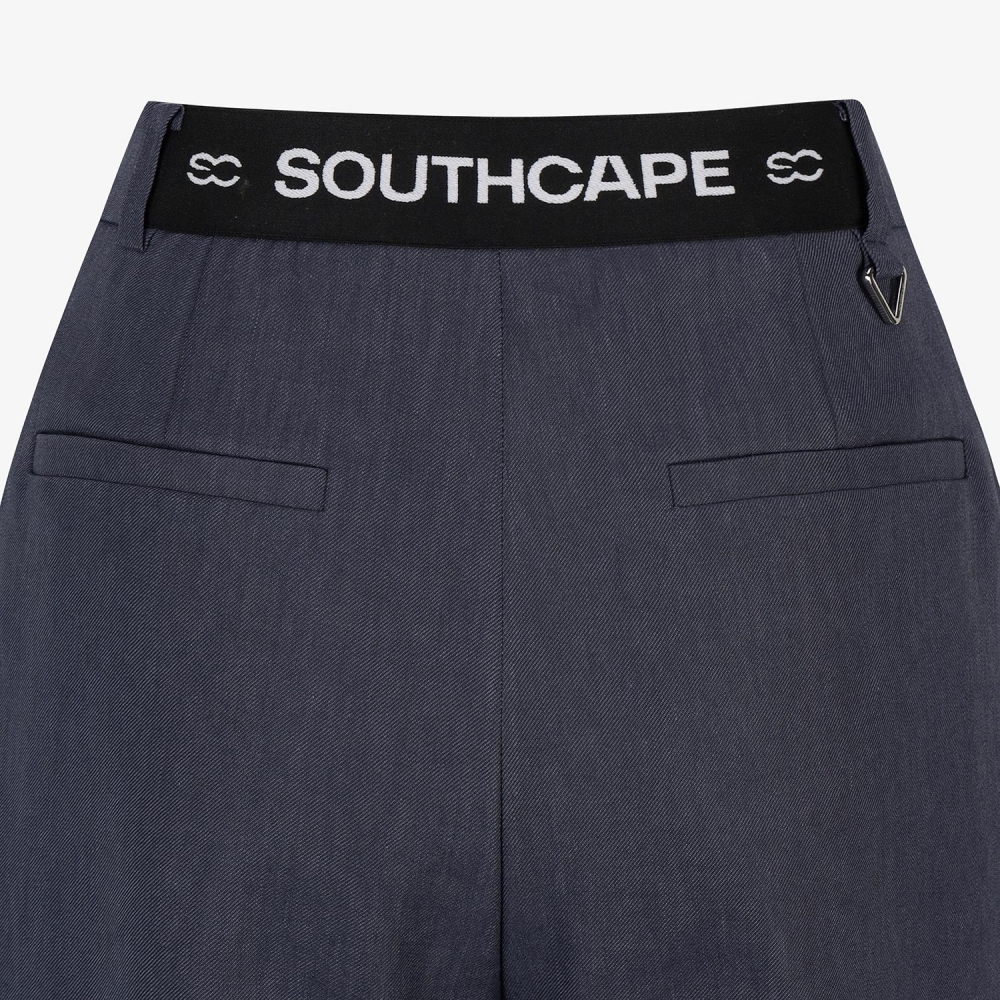 SC Logo-Band Linen Wide Pants_IB