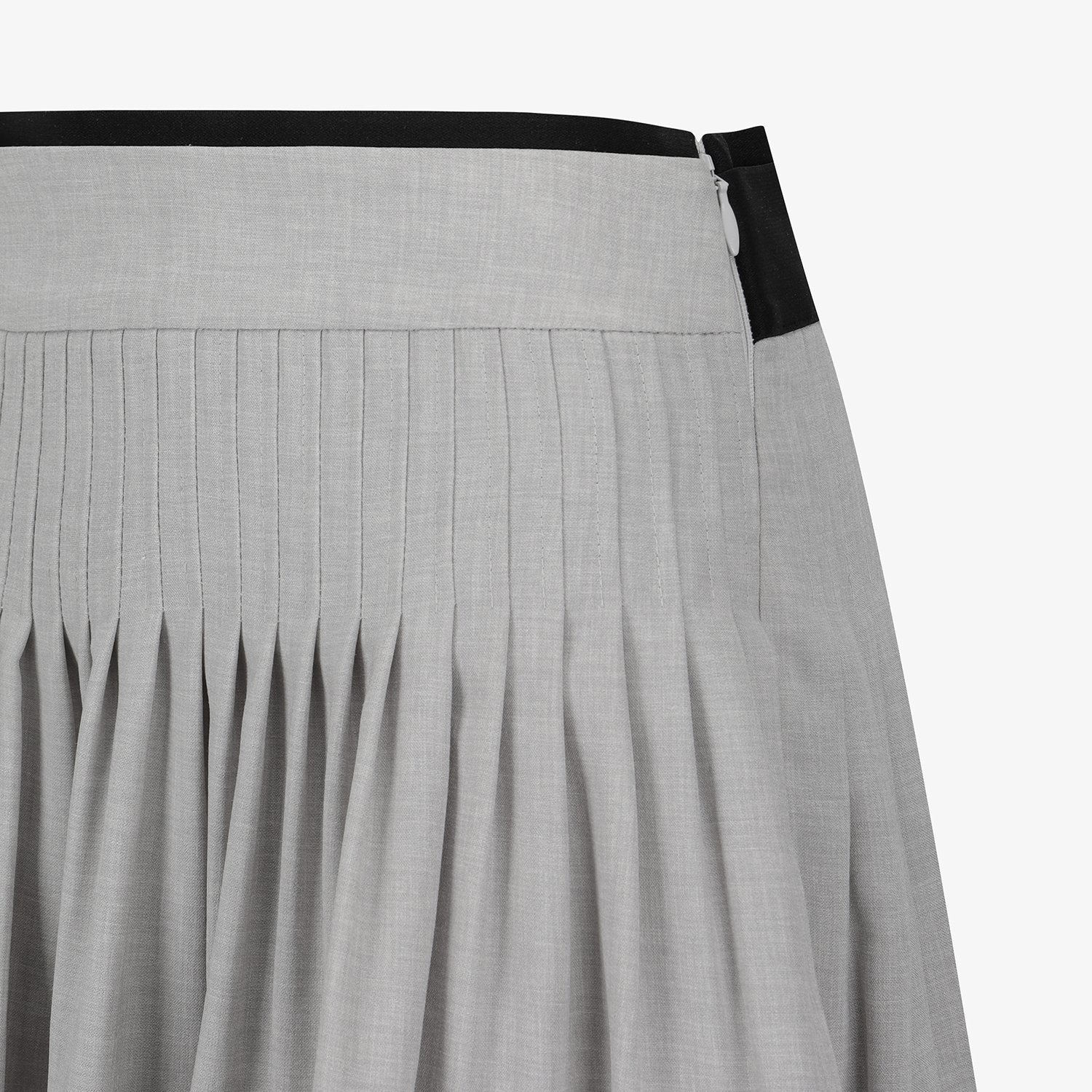 Pintuck Pleated Banding Skirt_LG