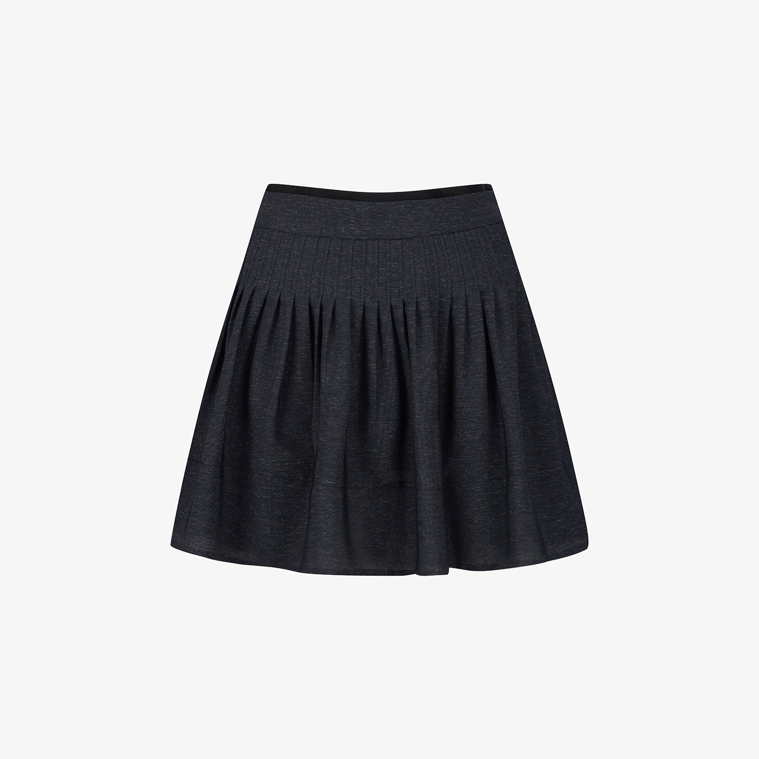 Pintuck Pleated Banding Skirt_NA