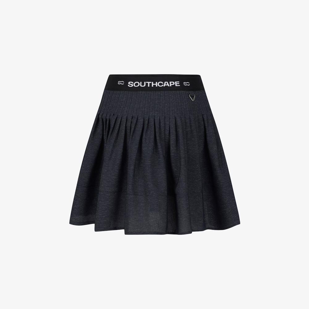 Pintuck Pleated Banding Skirt_NA