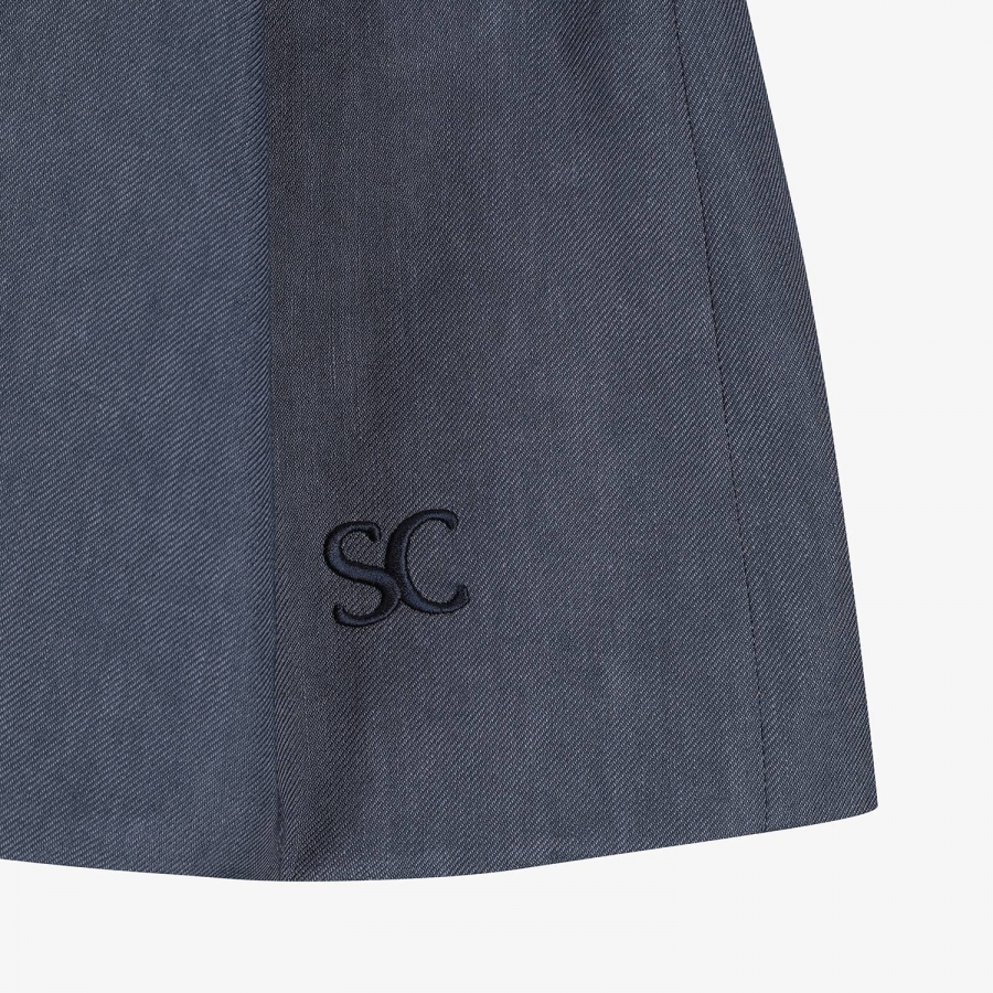 Linen-Blend 2-Way Belted Skirt_IB
