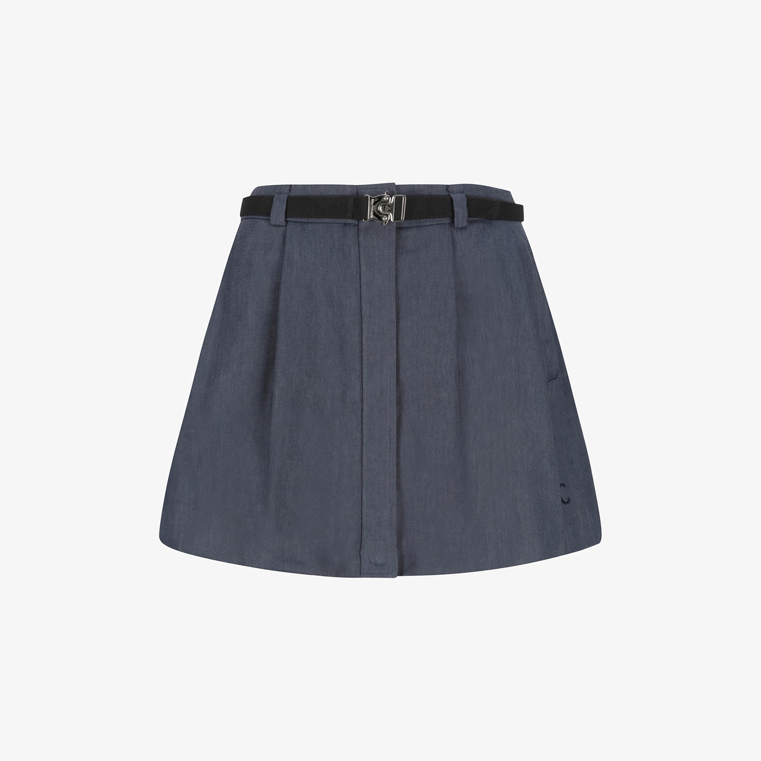 Linen-Blend 2-Way Belted Skirt_IB
