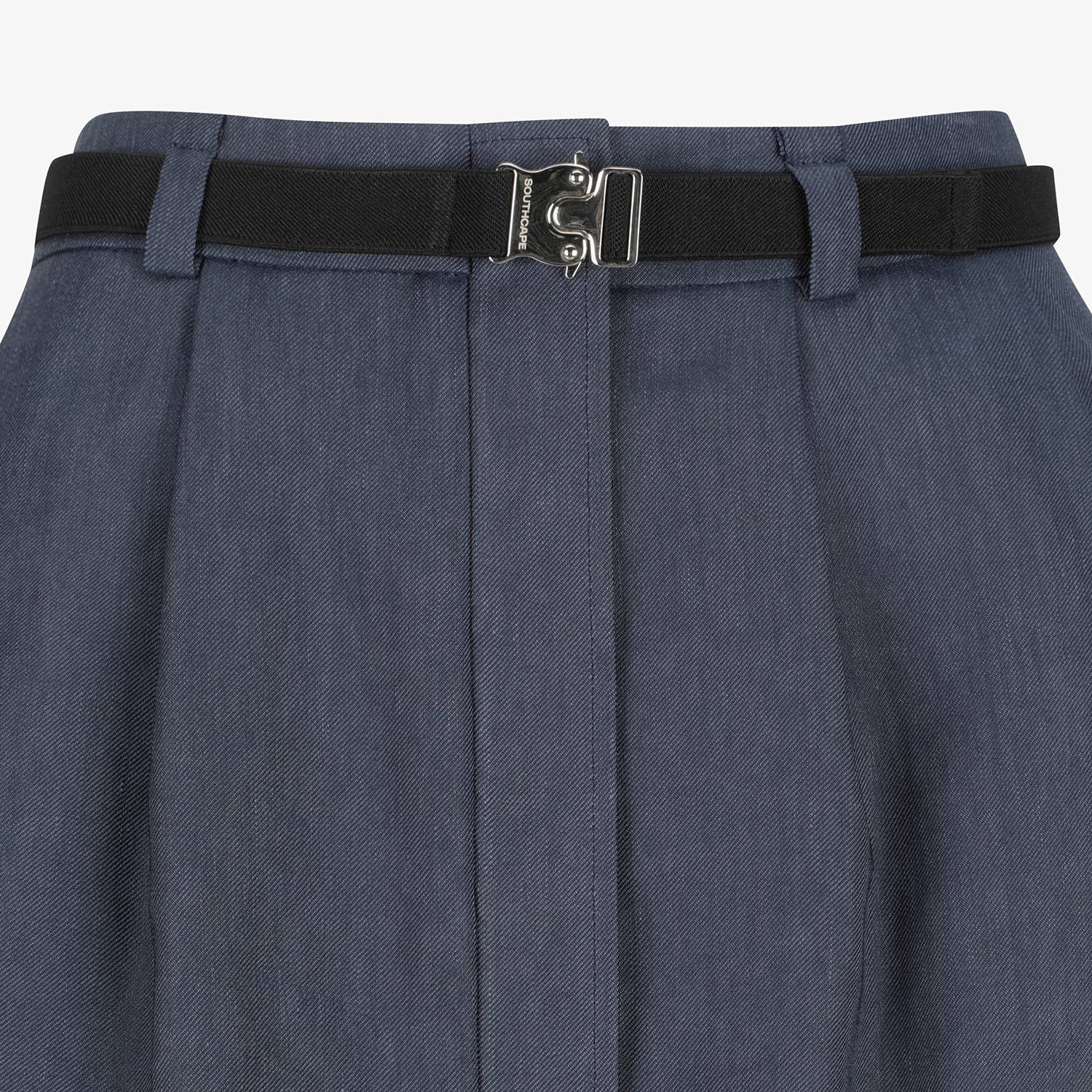 Linen-Blend 2-Way Belted Skirt_IB