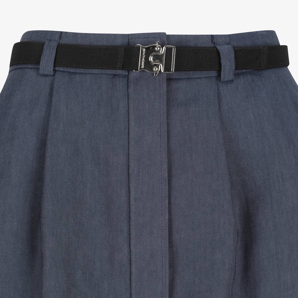 Linen-Blend 2-Way Belted Skirt_IB