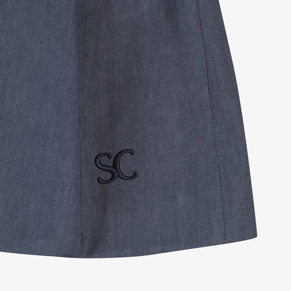 Linen-Blend 2-Way Belted Skirt_IB