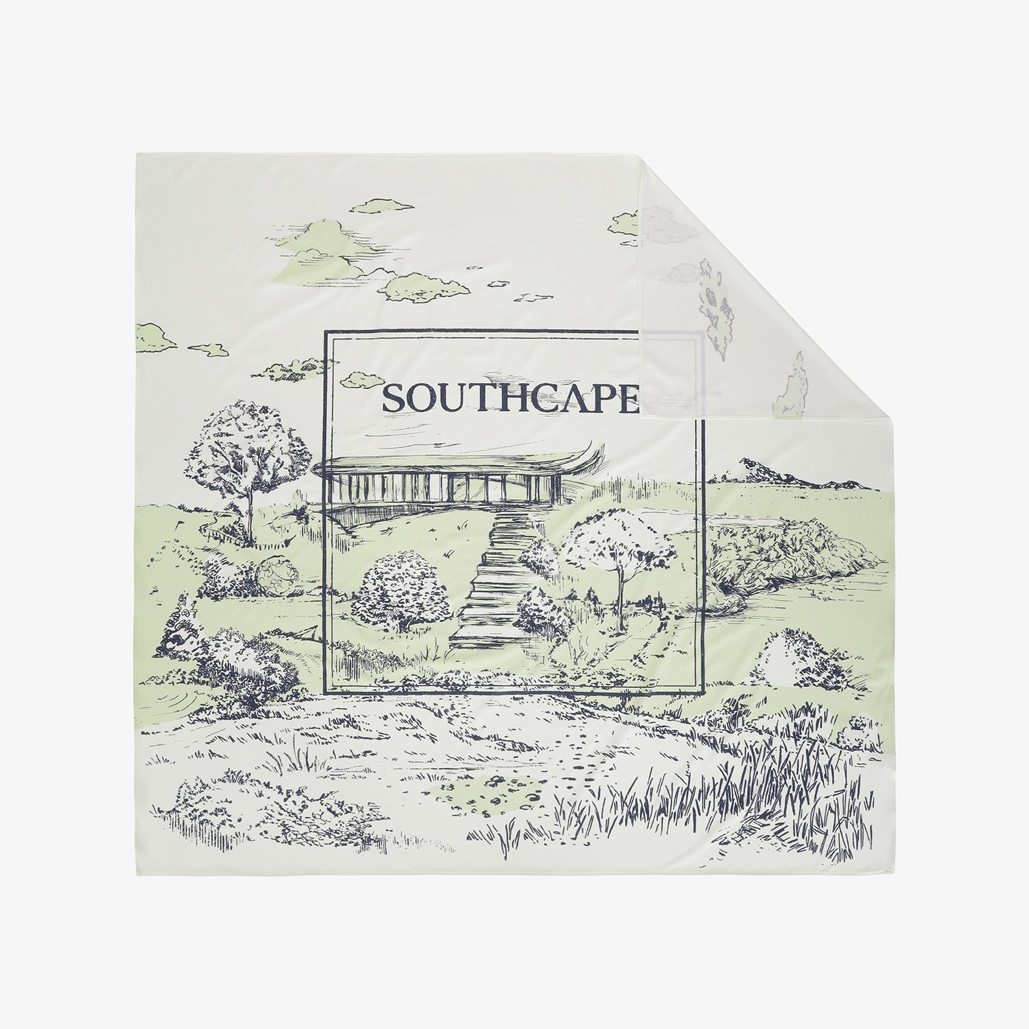 Namhae Heritage Cool-Touch Square Scarf_LY