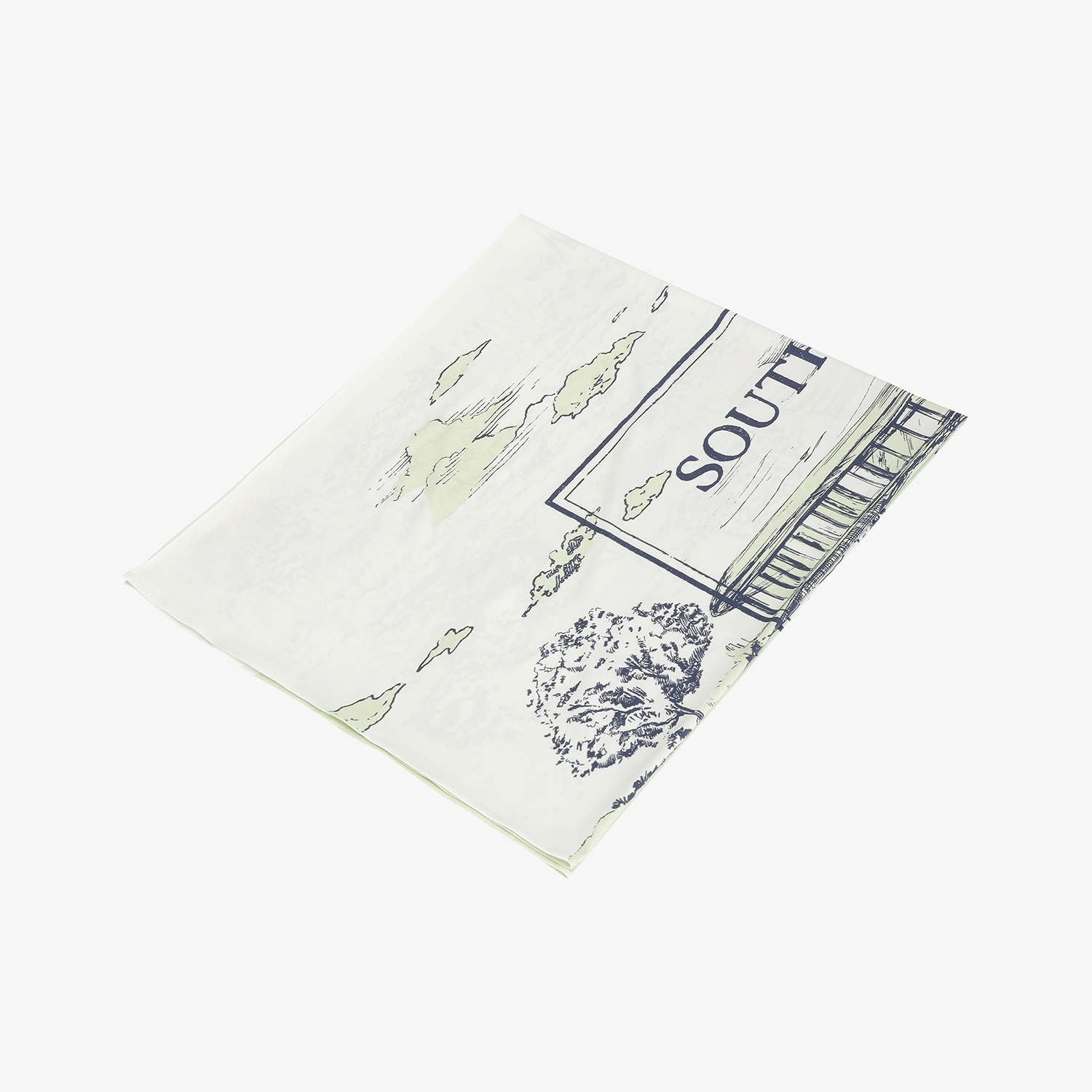 Namhae Heritage Cool-Touch Square Scarf_LY