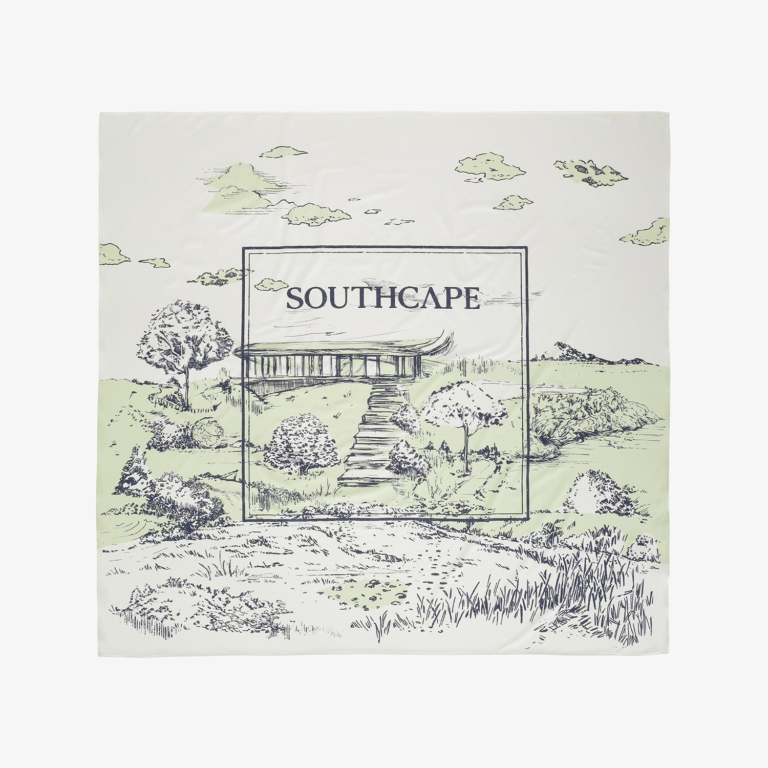 Namhae Heritage Cool-Touch Square Scarf_LY