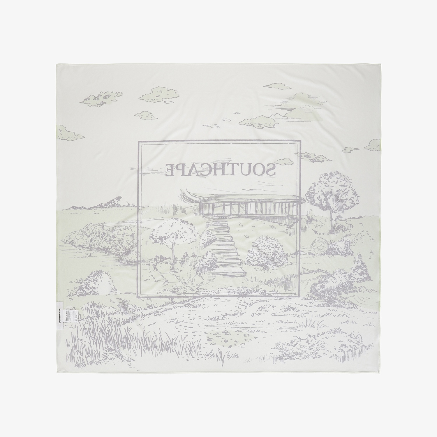 Namhae Heritage Cool-Touch Square Scarf_LY