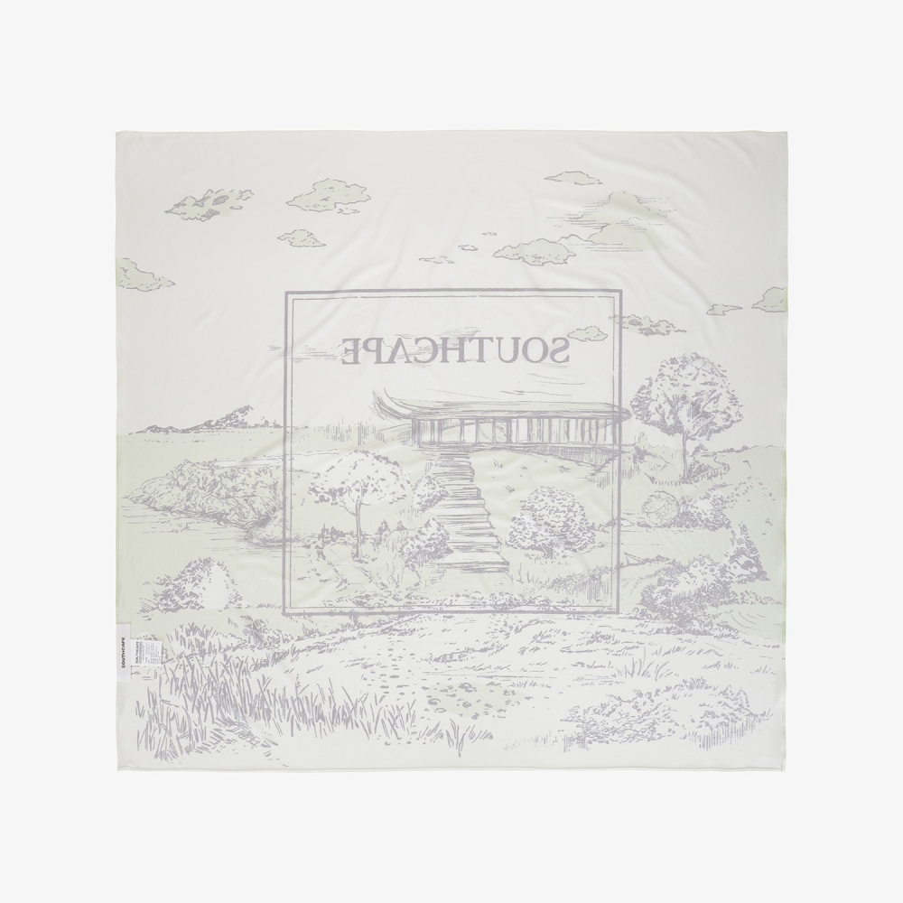 Namhae Heritage Cool-Touch Square Scarf_LY