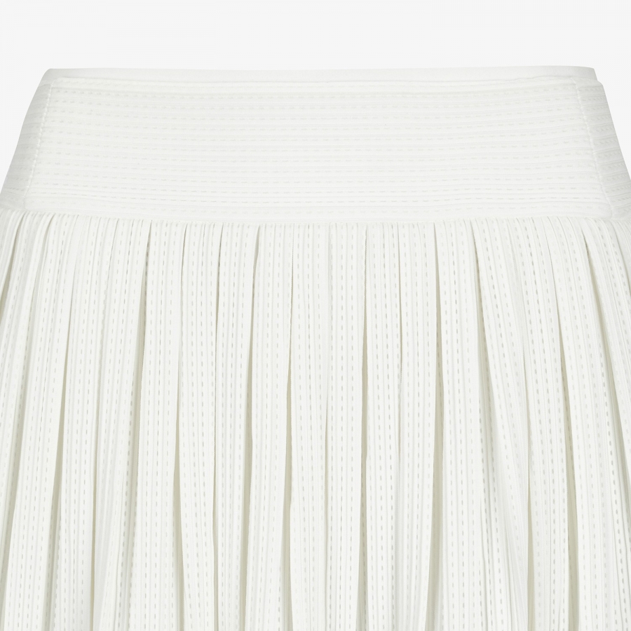 Mesh Dot Flare Skirt_WT