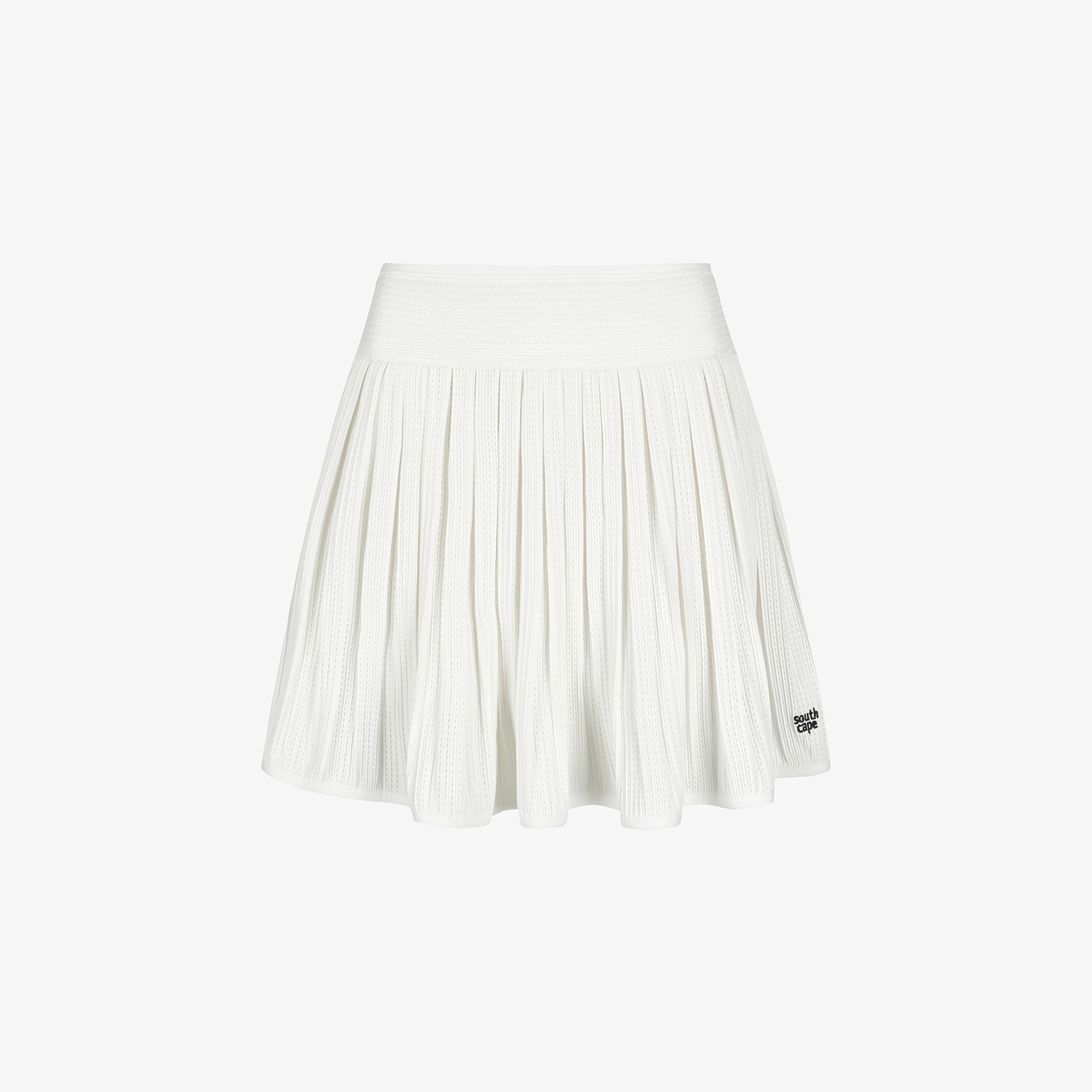 Mesh Dot Flare Skirt_WT