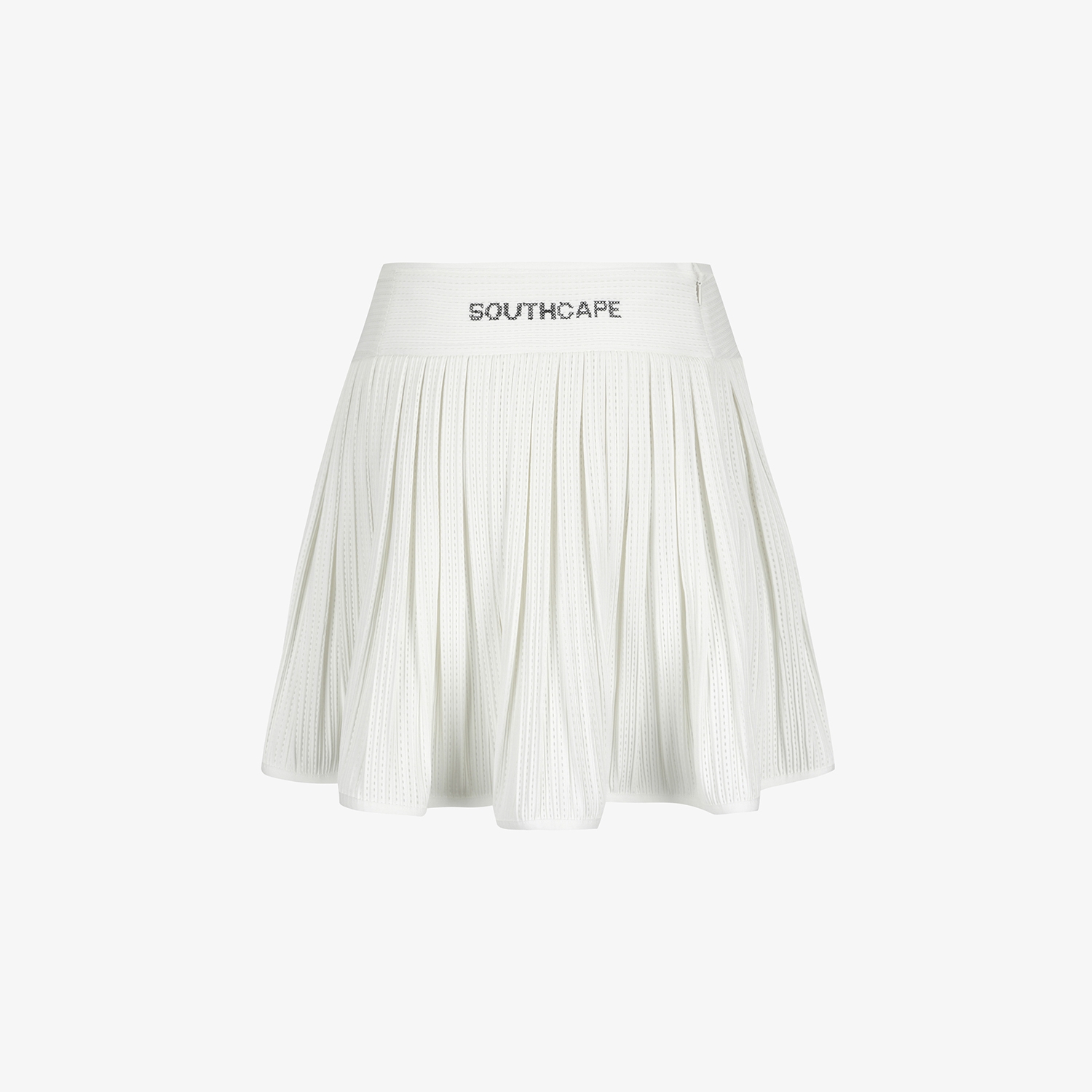 Mesh Dot Flare Skirt_WT