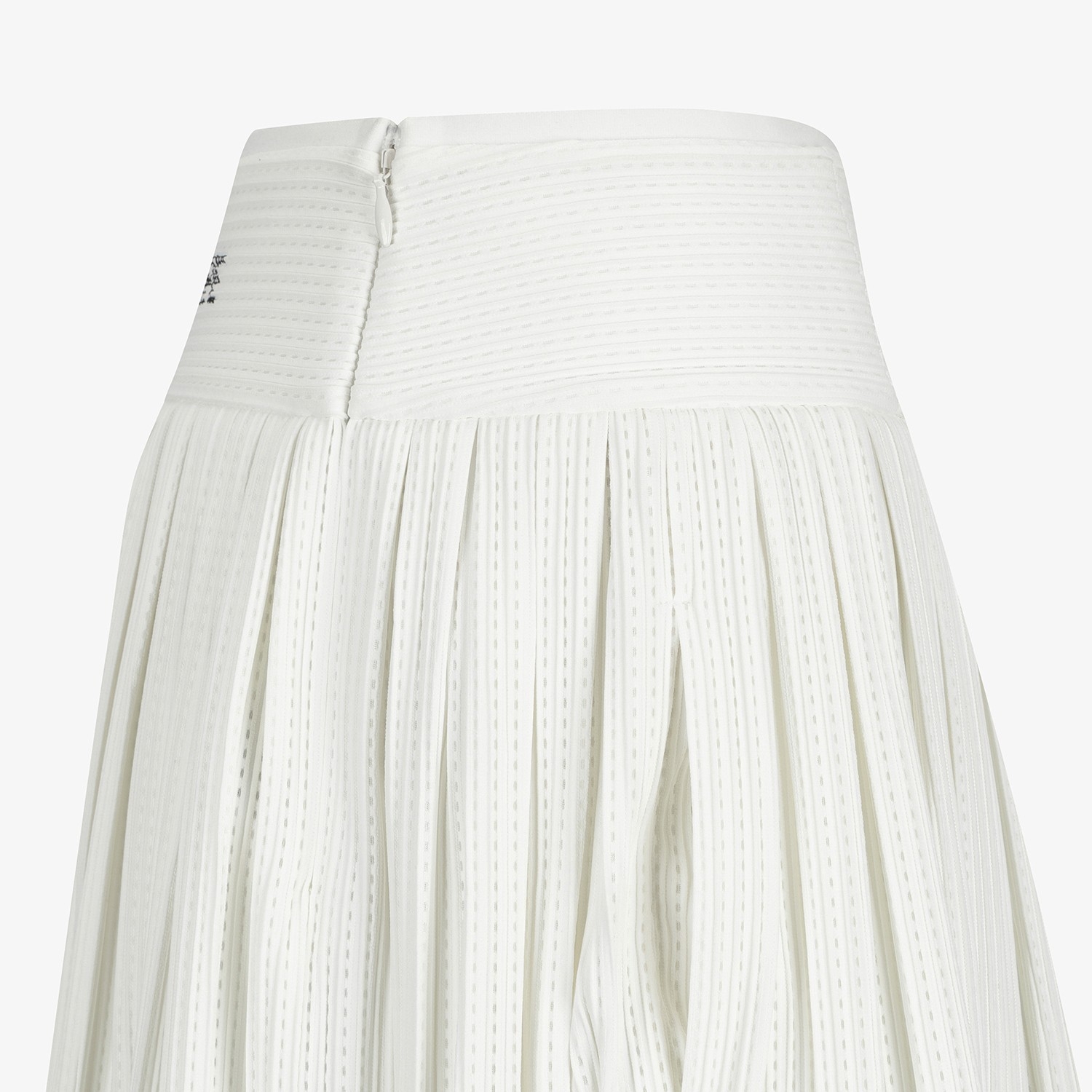 Mesh Dot Flare Skirt_WT