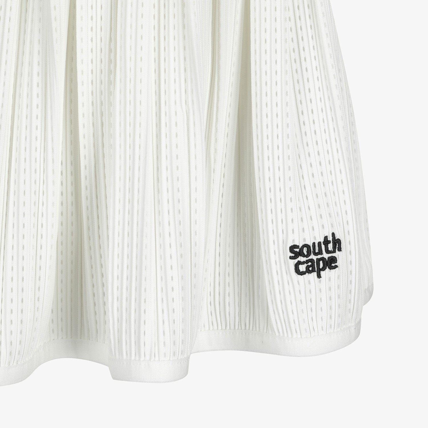 Mesh Dot Flare Skirt_WT