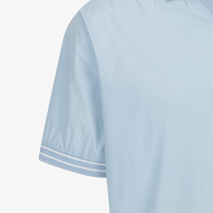 Open-Collar Short-Sleeve T-Shirt_LB
