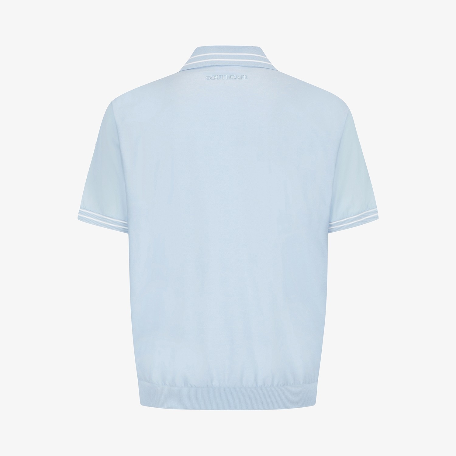 Open-Collar Short-Sleeve T-Shirt_LB