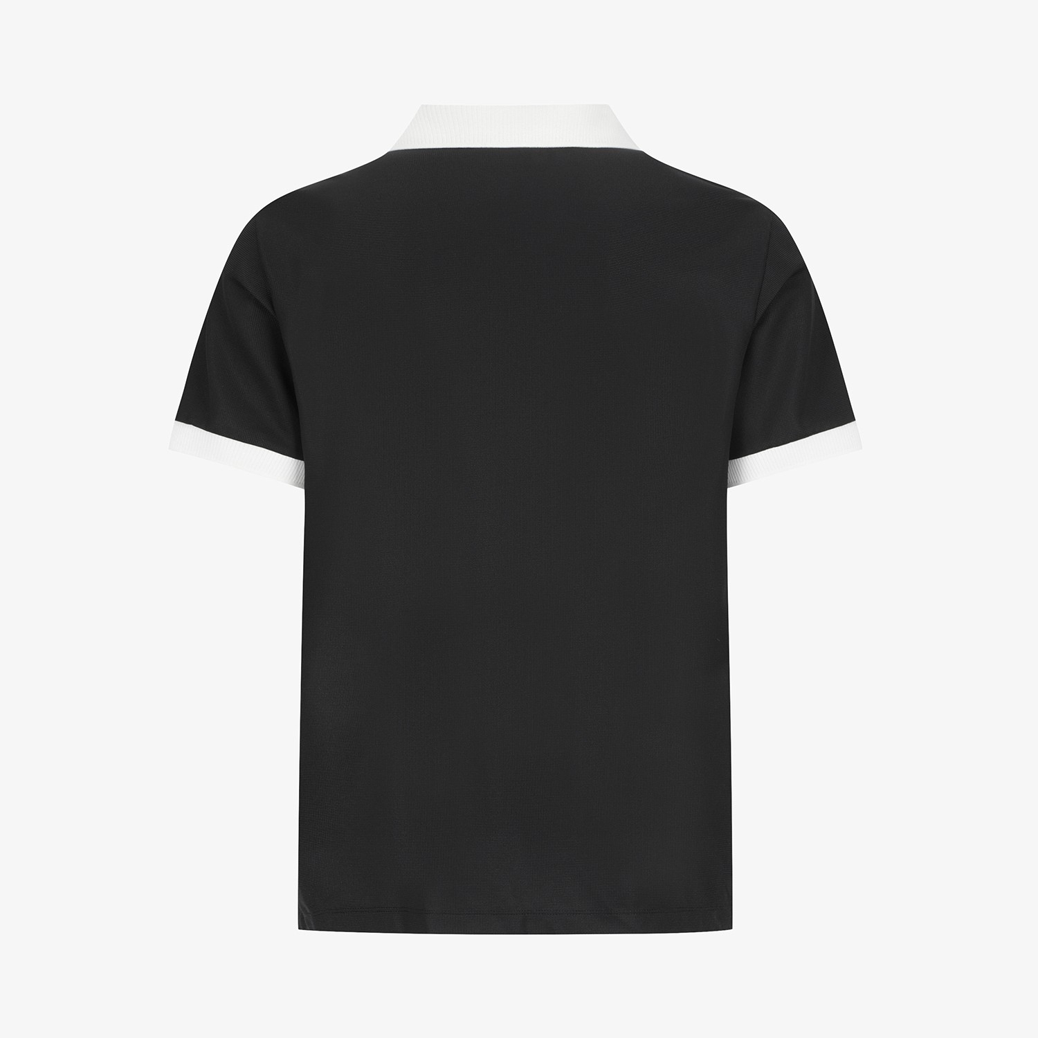 Layered Collar Short-Sleeve T-Shirt_BK