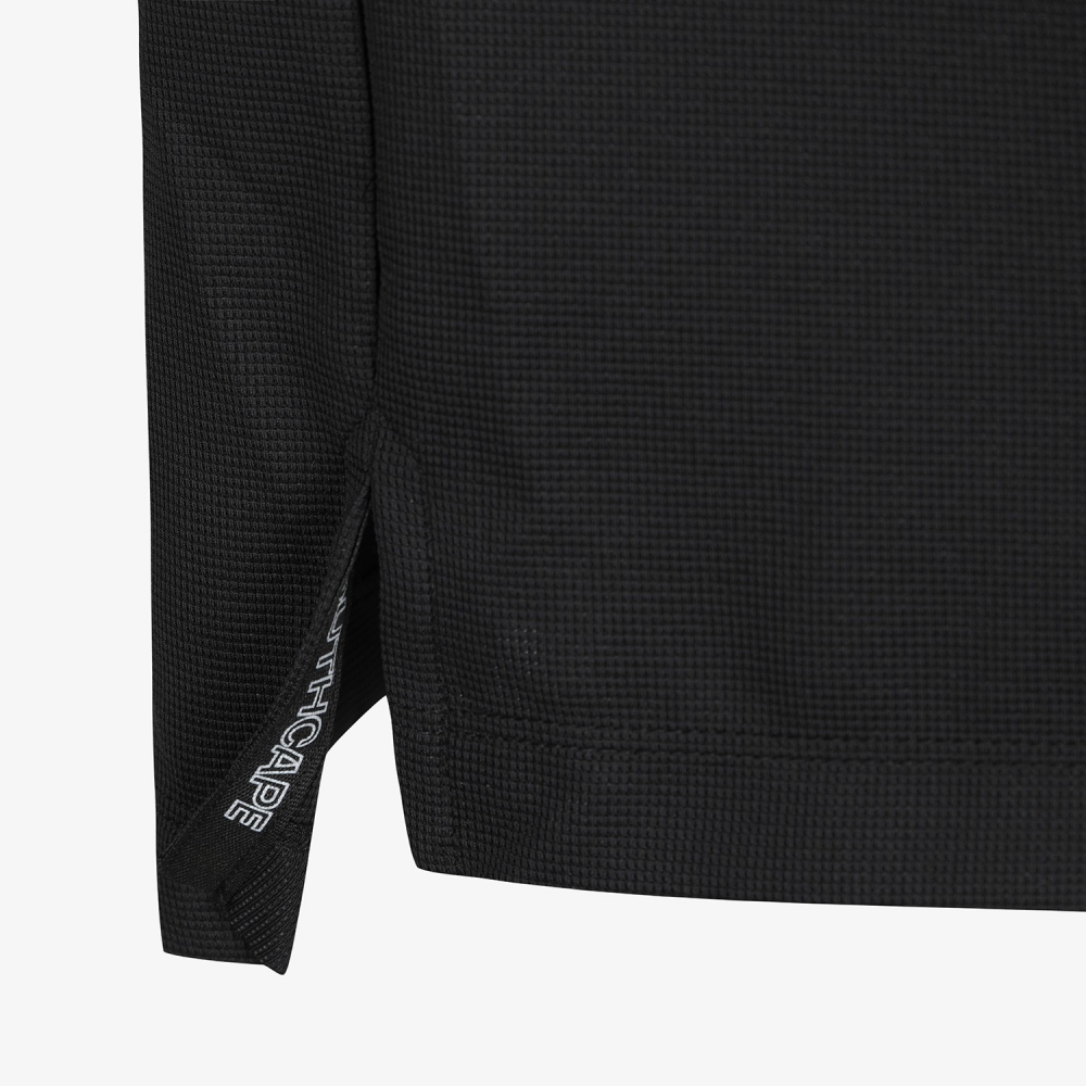 Layered Collar Short-Sleeve T-Shirt_BK