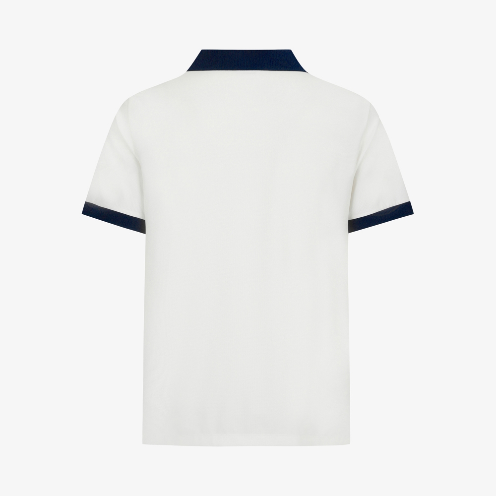Layered Collar Short-Sleeve T-Shirt_WT