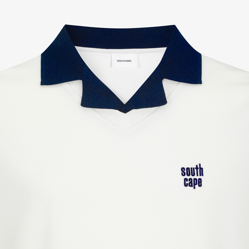 Layered Collar Short-Sleeve T-Shirt_WT