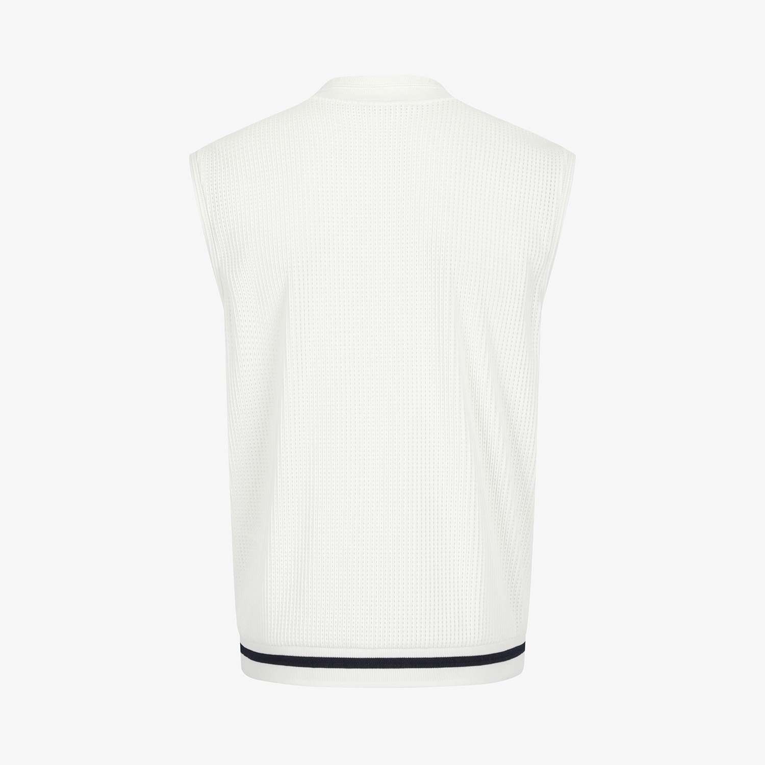 Mesh Dot Full-Zip Vest_WT